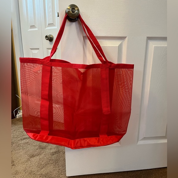 Coca Cola Red Mesh Tote Bag - Picture 2 of 9